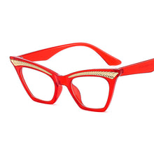 Load image into Gallery viewer, 2023 Big Cat Eye Glasses Women Vintage Unique Frame Eyeglasses Female Leopard Spectacles Oculos Prescription Eyewear