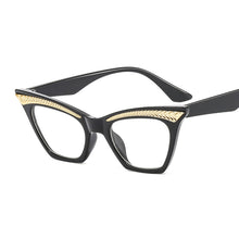Load image into Gallery viewer, 2023 Big Cat Eye Glasses Women Vintage Unique Frame Eyeglasses Female Leopard Spectacles Oculos Prescription Eyewear