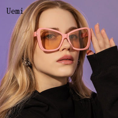 2023 Butterfly Cat Eye Sunglasses For Women Vintage Oversized Frame Designer Sun Glasses Outdoor Shades UV400 Gradie