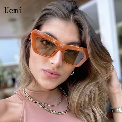 2023 Cat Eye Designer Sunglasses For Women 2023 Vintage Design Retro Sun Glasses Female Vintage Square Lady UV400