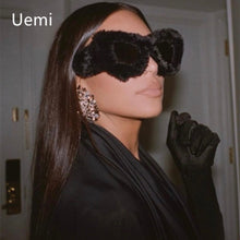 Load image into Gallery viewer, 2023 Cat Eye Sunglasses For Women Punk Soft Fluff  Sun Glasses Ladies Personality Trendy Shades UV400 Eyewear Wholes