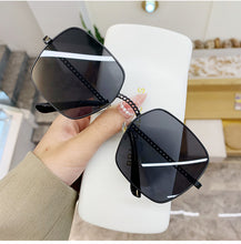 Load image into Gallery viewer, 2023 Classic Oversize Sunglasses Women Brand Designer Metal Big Frame  Shades Sun Glasses Eyewear Gafas UV400