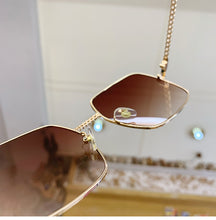 Load image into Gallery viewer, 2023 Classic Oversize Sunglasses Women Brand Designer Metal Big Frame  Shades Sun Glasses Eyewear Gafas UV400