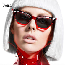 Load image into Gallery viewer, 2023 Designer Cat Eye Sunglasses For Women Modern Retro Eyebrow Decoration Sun Glasses Small  Trending Shades