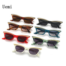 Load image into Gallery viewer, 2023 Designer Cat Eye Sunglasses For Women Modern Retro Eyebrow Decoration Sun Glasses Small  Trending Shades