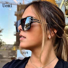 Carica l'immagine nel visualizzatore di Gallery, 2023 occhiali da sole quadrati firmati per donna uomo punk occhiali da sole moderni tonalità di tendenza vintage UV400 Eyewaer 