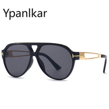 Load image into Gallery viewer, 2023 Large Frame Sunglasses Conjoined Men&#39;s and Women&#39;s Sunglasses Trend V-shaped Hollow Toad Mirror