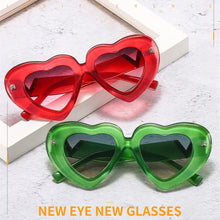 Load image into Gallery viewer, 2023 Love Women Sunglasses Heart  Brand Designer Retro Sun Glasses With V Ladies Ins Popular Shades UV400