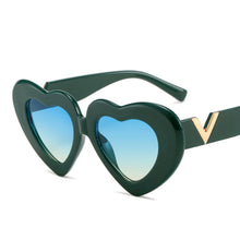 Load image into Gallery viewer, 2023 Love Women Sunglasses Heart  Brand Designer Retro Sun Glasses With V Ladies Ins Popular Shades UV400