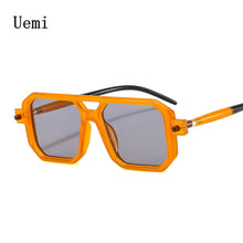 Load image into Gallery viewer, 2023 New  Square Sunglasses For Men Women Retro Double Bridges Clear Anti-Blu-Ray Glasses Frame Tranding Shades UV