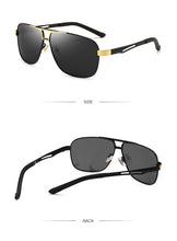 Load image into Gallery viewer, 2023 Men Polarized Sunglasses Oval Shape Alloy Frame Shade Eyewear Play Ourders Drive UV400 Sun Glass