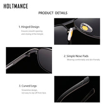 Load image into Gallery viewer, 2023 Men Polarized Sunglasses Oval Shape Alloy Frame Shade Eyewear Play Ourders Drive UV400 Sun Glass