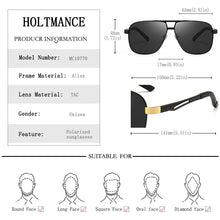 Load image into Gallery viewer, 2023 Men Polarized Sunglasses Oval Shape Alloy Frame Shade Eyewear Play Ourders Drive UV400 Sun Glass