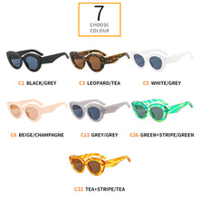 Load image into Gallery viewer, 2023 Oversized Cat Eye Women Sunglasses For Ladies Retro Leopard Shades UV400 Men Trending Oval Sun Glasses Ins Popu