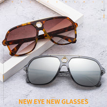 Load image into Gallery viewer, 2023 Oversized Square Pilot Men Sunglasses Retro Sport Driving Sun Glasses For Women Shades UV400 Trending Product E