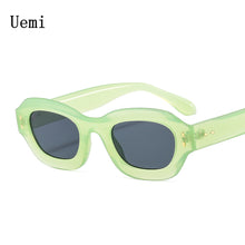Load image into Gallery viewer, 2023 Polygon Square Sunglasses For Women Men Retro Rivets Decor Sun Glasses Shades UV400 Trending Blue Green Eyewear