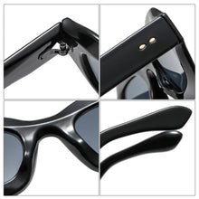 Load image into Gallery viewer, 2023 Polygon Square Sunglasses For Women Men Retro Rivets Decor Sun Glasses Shades UV400 Trending Blue Green Eyewear