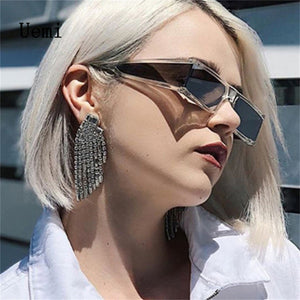 2023 Punk Rock Sunglasses For Women Men Retro Square Frame Sun Glasses  Shades UV400 Eyewear
