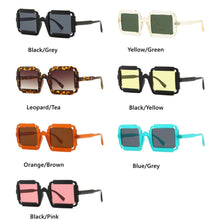 Load image into Gallery viewer, 2023 Punk Square Sunglasses For Women Men Retro Modern Designer Sun Glasses Trending Shades UV400 Eyeglasses Wholesa
