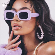 Load image into Gallery viewer, 2023 Rectangle Sunglasses For Women Men Jelly Color Small Square Frame Sun Glasses Beach Shades UV400 Trending