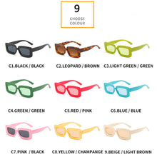 Load image into Gallery viewer, 2023 Rectangle Sunglasses For Women Men Jelly Color Small Square Frame Sun Glasses Beach Shades UV400 Trending