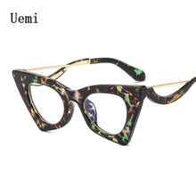 Carica l'immagine nel visualizzatore di Gallery, 2023 Retro Cat Eye Anti Blue Light Glasses For Women Vintage Clear Computer Eyeglasses Ladies Reading