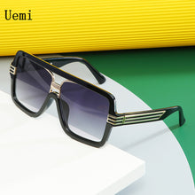 Load image into Gallery viewer, 2023 Retro Oversized Square Sunglasses For Women Men  Brand Designer Sun Glasses Modern Driving Shades uv400 E