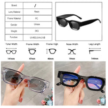 Load image into Gallery viewer, 2023 Small Square Sunglasses For Women Men Retro Punk Sun Glasses Shades UV400 Trending Ins Popular Eyewear Wholesal
