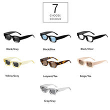 Load image into Gallery viewer, 2023 Small Square Sunglasses For Women Men Retro Punk Sun Glasses Shades UV400 Trending Ins Popular Eyewear Wholesal