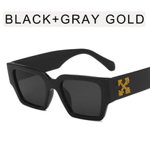 Load image into Gallery viewer, 2023 Square Sunglasses Personality Snowflake Glasses Korean Street Shooting Eyewear Trend sunglasses women