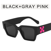 Load image into Gallery viewer, 2023 Square Sunglasses Personality Snowflake Glasses Korean Street Shooting Eyewear Trend sunglasses women