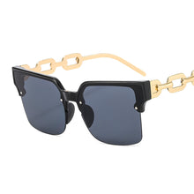 Load image into Gallery viewer, 2023 Square Sunglasses Woman Oversized Matal Chain For Glasses Women&#39;S  Designer Trend Shades UV400 Eyeglasses