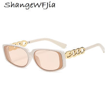 Load image into Gallery viewer, 2023 Style All-match Trend Sunglasses Personalized Round Frame Sunglasses Ins Trend Chain Big Frame Sunglasses