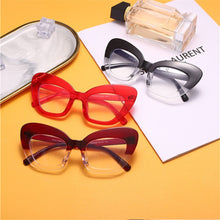 Load image into Gallery viewer, 2023 Vintage Anti Blue Light Cat Eye Women Glasse Retro Designer Eyeglasse Frame Ladies Ins Trending Clear Computer