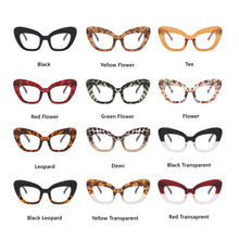 Load image into Gallery viewer, 2023 Vintage Anti Blue Light Cat Eye Women Glasse Retro Designer Eyeglasse Frame Ladies Ins Trending Clear Computer