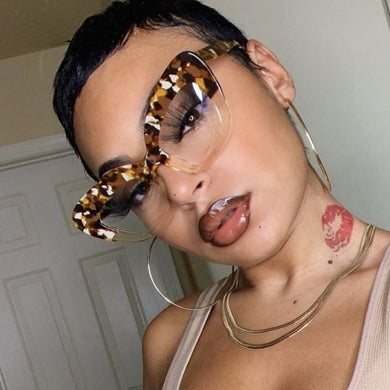 2023 Vintage Anti Blue Light Cat Eye Women Glasse Retro Designer Eyeglasse Frame Ladies Ins Trending Clear Computer