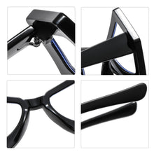 Load image into Gallery viewer, 2023 Women Anti Blue Light Glasses Oversized Irregular Square Frame Retro  Designer Clear Reading Compute