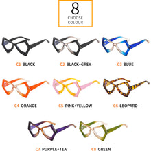 Load image into Gallery viewer, 2023 Women Anti Blue Light Glasses Oversized Irregular Square Frame Retro  Designer Clear Reading Compute