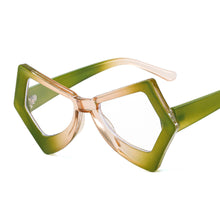 Load image into Gallery viewer, 2023 Women Anti Blue Light Glasses Oversized Irregular Square Frame Retro  Designer Clear Reading Compute
