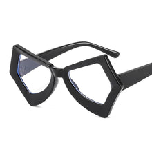 Load image into Gallery viewer, 2023 Women Anti Blue Light Glasses Oversized Irregular Square Frame Retro  Designer Clear Reading Compute