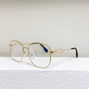 2023 Gold Silver Black Metal Polygonal Frame B1365  Men's Prescription Glasses Women's Myopia Glasses