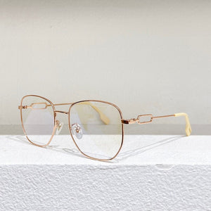 2023 Gold Silver Black Metal Polygonal Frame B1365  Men's Prescription Glasses Women's Myopia Glasses