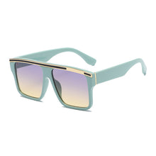 Load image into Gallery viewer, 2023  Brand Sunglasses Women Retro Oversized Square Sunglasses Transparent Leopard Print Transparent Eyewear