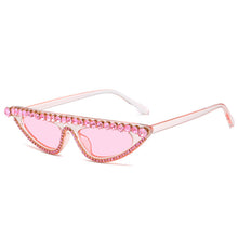 Load image into Gallery viewer, 2023  Designer Rhinestone Cat Eye Vintage Sunglasses Large Frame Sunglasses UV400 Occhiali Da Sole