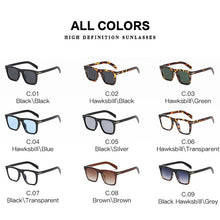 Load image into Gallery viewer, 2023 Men&#39;s Square Sunglasses Brand Designer Rivet Retro Women Sun Glasses UV400  Style Driver Eyewear