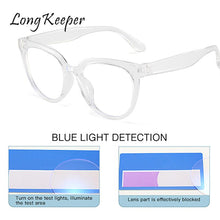 Load image into Gallery viewer, 2023 Office Anti Blue Light Glasses Women Frame Oversize Retro Computer Glasses Female Blue Blocking Big Size Frame Eyewear