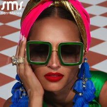 Load image into Gallery viewer, 2023 Oversized Square Sunglasses Women  Brand Designer Irregular Sun Glasses Men UV400 Tint Shades Eyewear