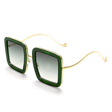 Load image into Gallery viewer, 2023 Oversized Square Sunglasses Women  Brand Designer Irregular Sun Glasses Men UV400 Tint Shades Eyewear