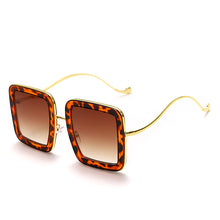 Load image into Gallery viewer, 2023 Oversized Square Sunglasses Women  Brand Designer Irregular Sun Glasses Men UV400 Tint Shades Eyewear