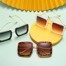 Load image into Gallery viewer, 2023 Oversized Square Sunglasses Women  Brand Designer Irregular Sun Glasses Men UV400 Tint Shades Eyewear